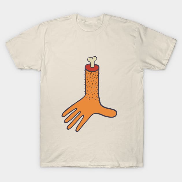 Orange Stump (arm) T-Shirt by Champion_Leccy